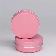 Округла конзерва од алуминијума за балзам за усне са завртњем Округле челичне конзерве 120мл 60мл прилагођена кутија